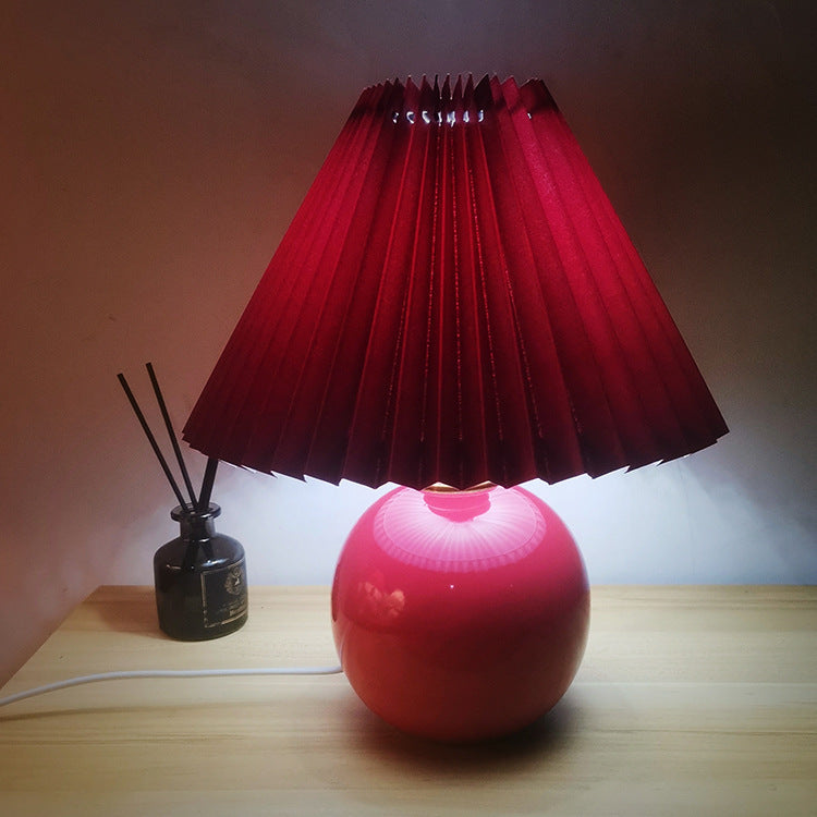 Bedside table lamp decoration