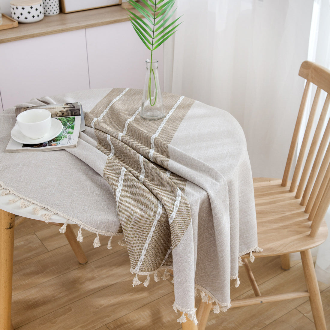 Japanese Style Cotton And Linen Table