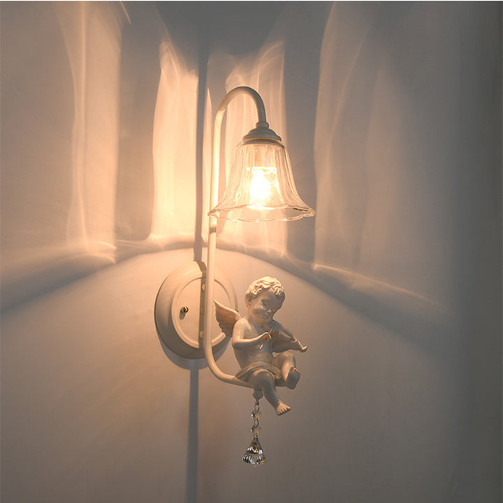 Little angel creative bedroom lamp