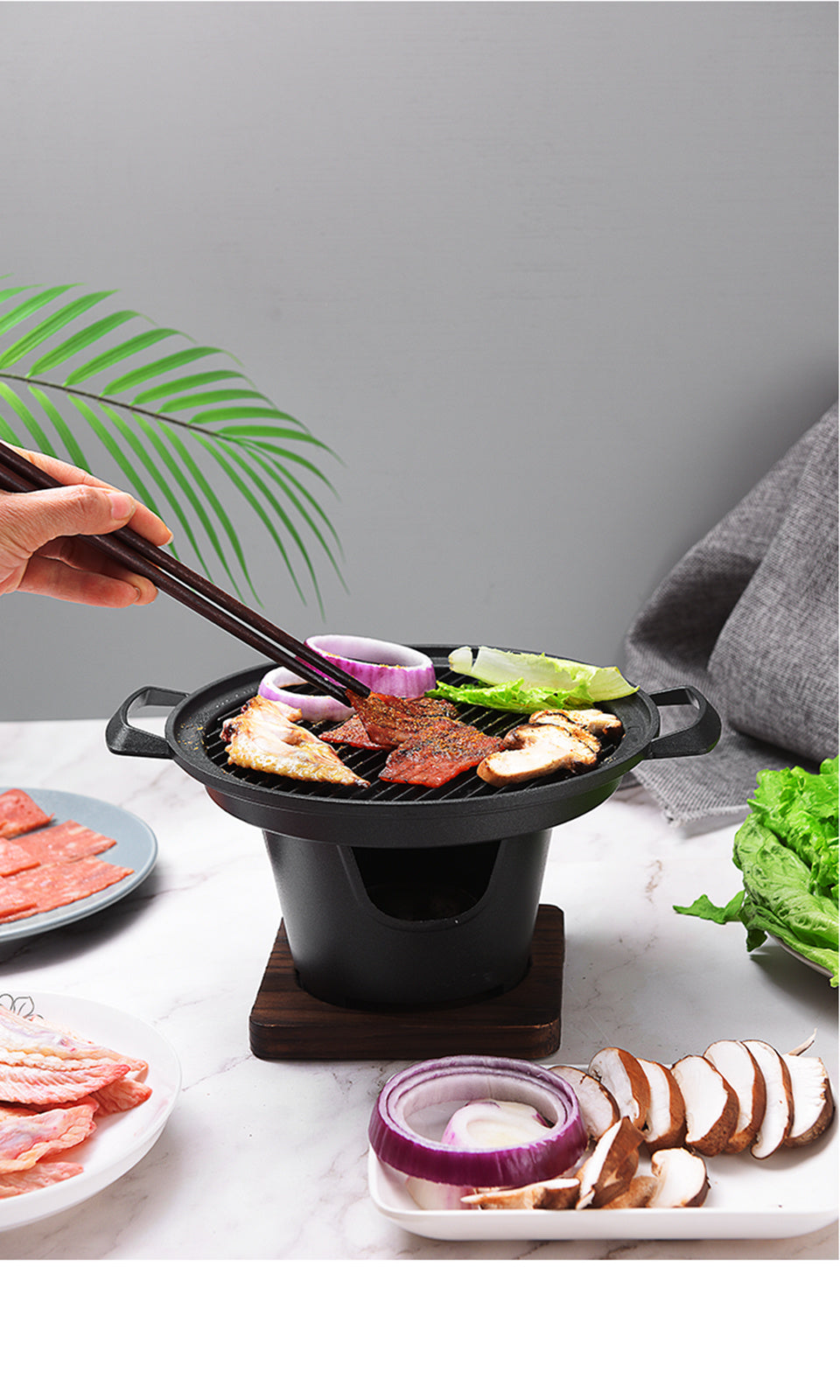 Mini BBQ Grill Meat Tools