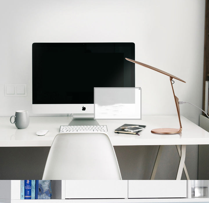 Folding touch table lamp