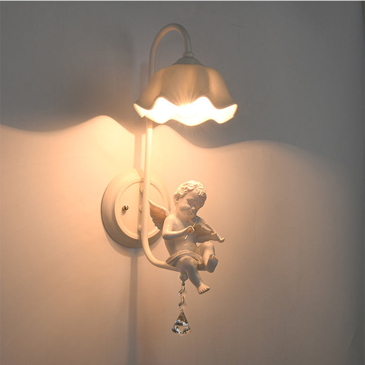 Little angel creative bedroom lamp