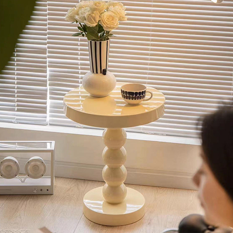 Home Vintage Solid Wood Round Table