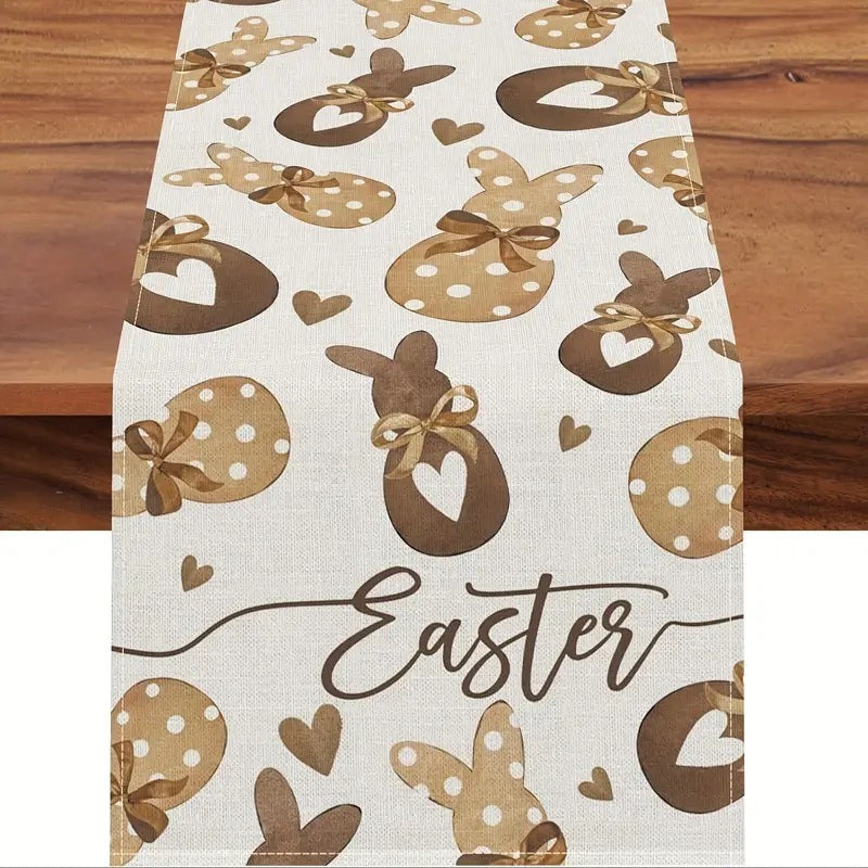 Easter Table Runner Rabbit