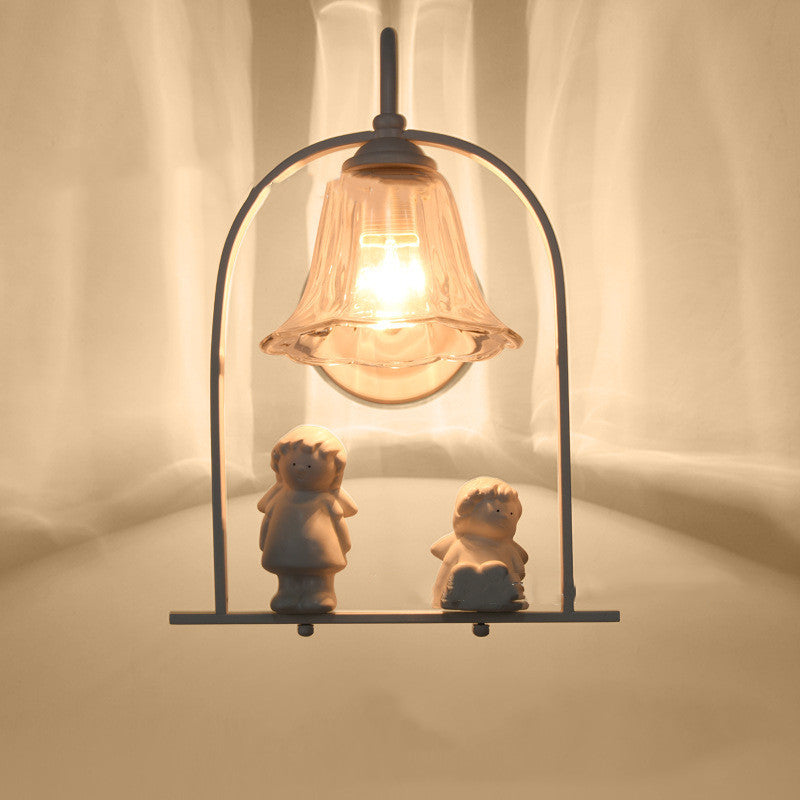 Little angel creative bedroom lamp