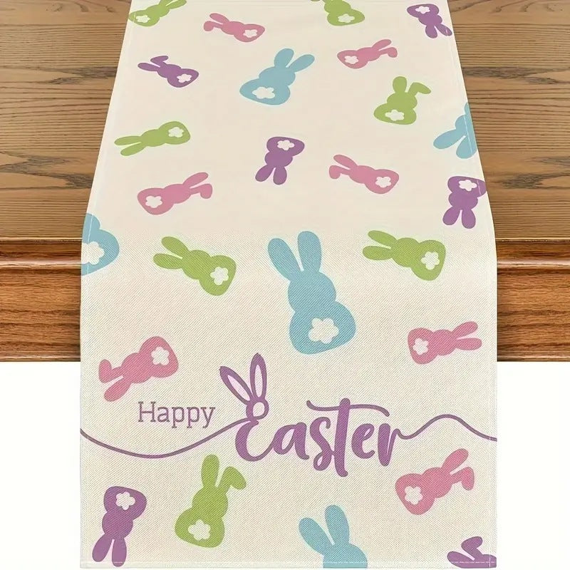 Easter Table Runner Rabbit