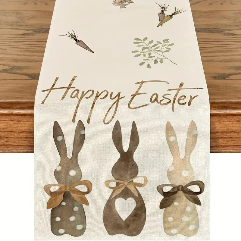 Easter Table Runner Rabbit