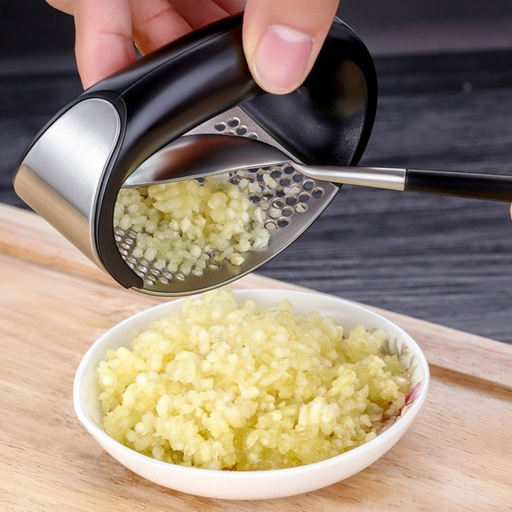 Anual Stainless Steel Garlic Press Manual Garlic Mincer Chopping Garlic