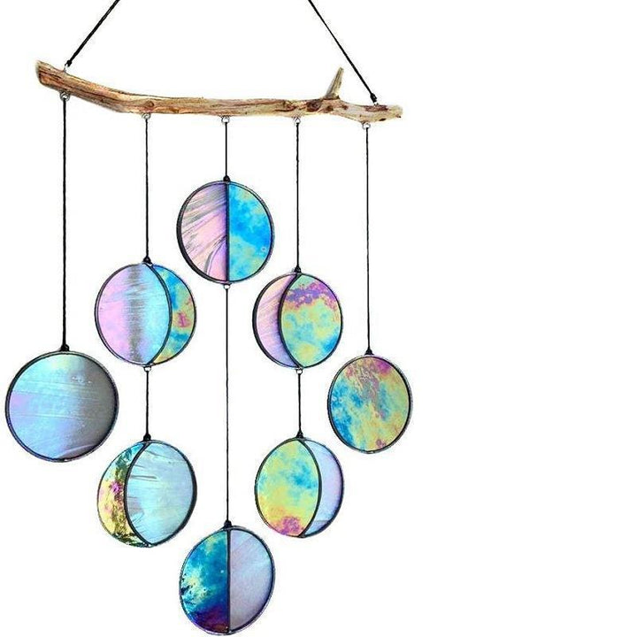 Rainbow Hanging Art Wall Decoration Dyeing Moon Phase Home Decor