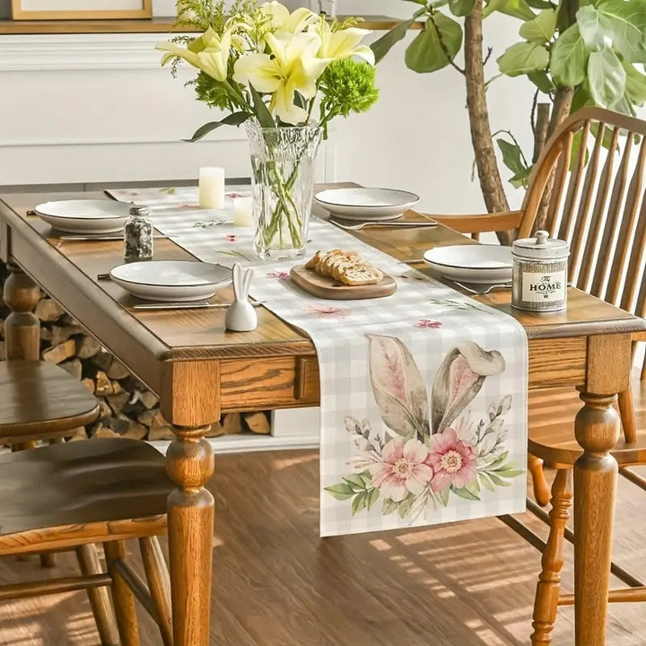 Easter Table Runner Rabbit