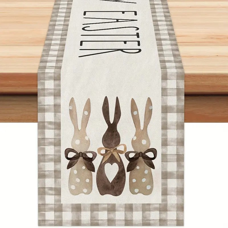 Easter Table Runner Rabbit