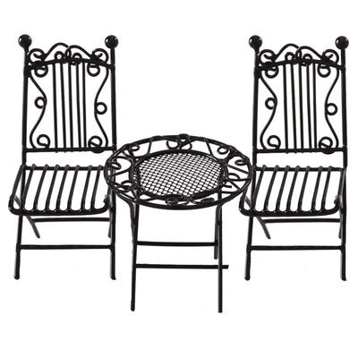 Iron Art Table And Chair Coffee Table