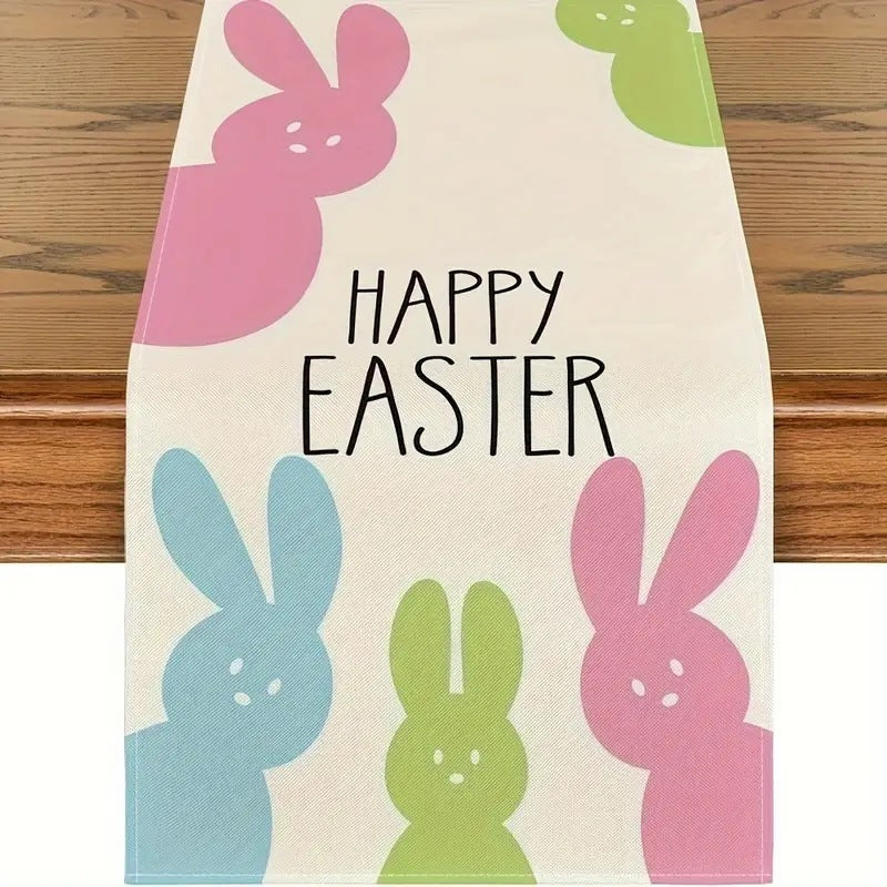 Easter Table Runner Rabbit