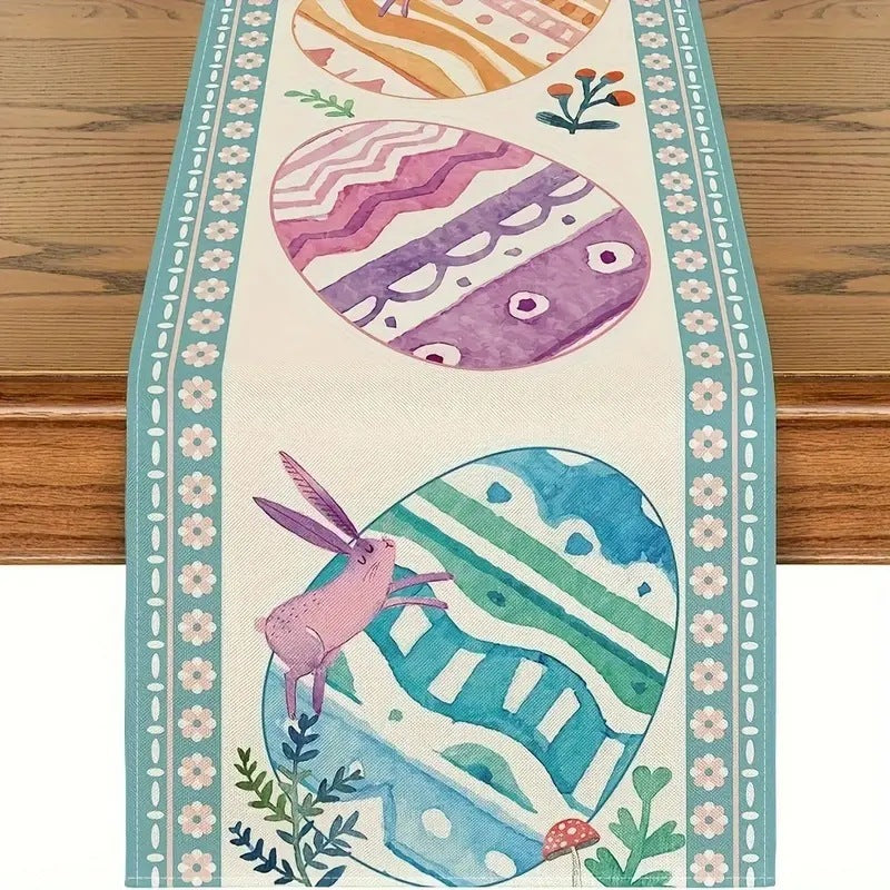 Easter Table Runner Rabbit