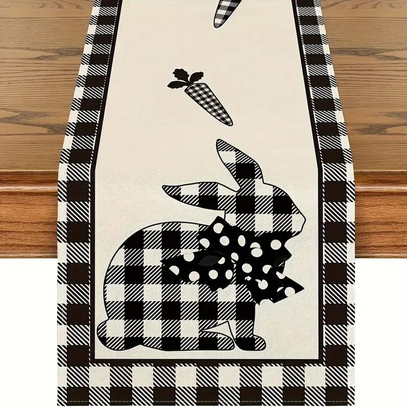 Easter Table Runner Rabbit