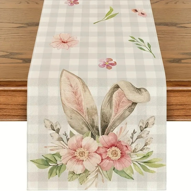 Easter Table Runner Rabbit