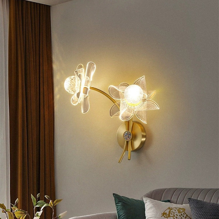 Light Luxury Bedroom Led Bedside Lamp