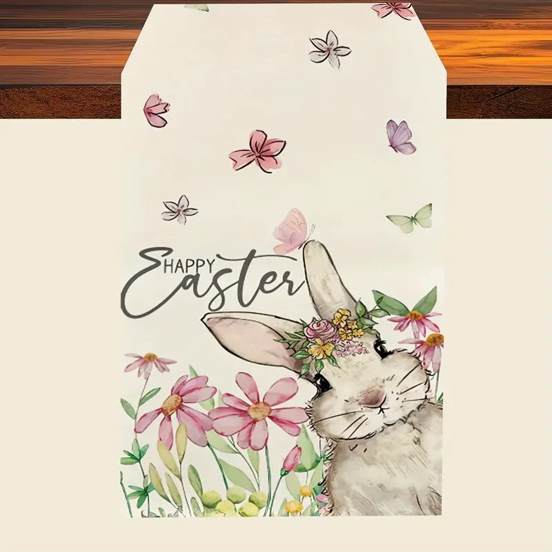 Easter Table Runner Rabbit